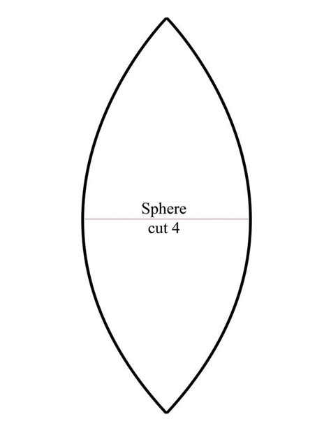 Printable Sphere Sewing Pattern